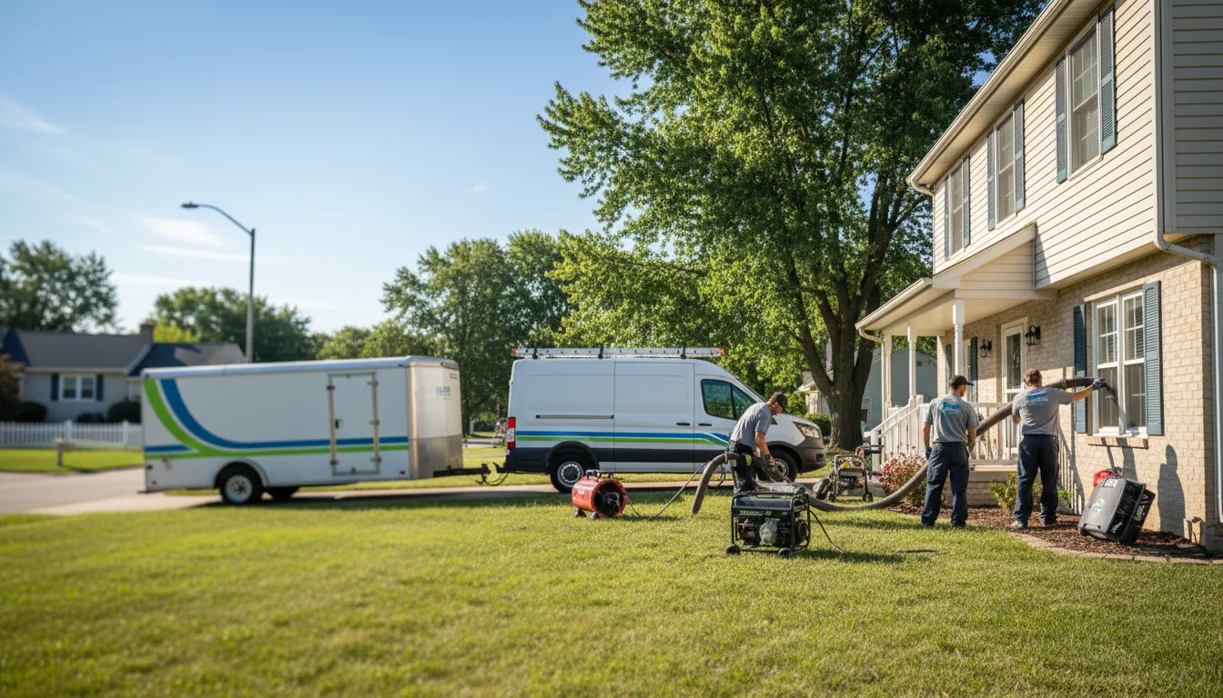 Flooded Basement Restoration And Cleanup With Repair in Dunning, NE near me